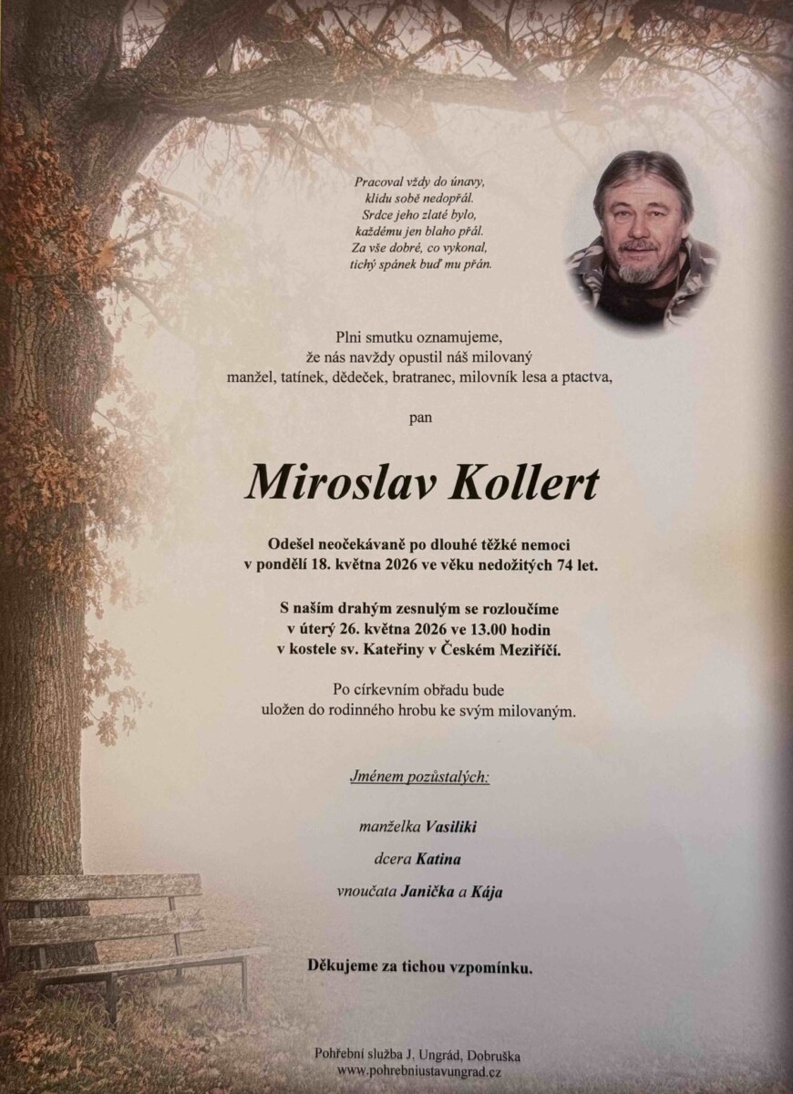 Smutná zpráva