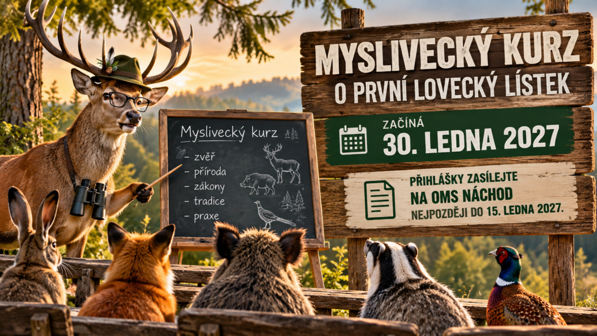 Myslivecký kurz 2027 – staňte se myslivcem! 🦌🌲